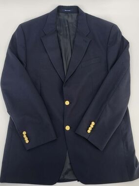 Ralph Lauren Navy Blazer with Gold Buttons